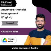 CA Final Advanced Financial Management (Regular) Video Lectures in English by CA Adish Jain (Google Drive).